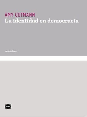 cover image of La identidad en democracia